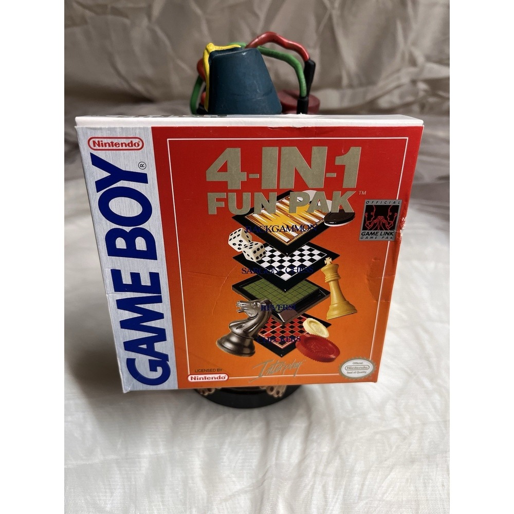 Nintendo Gameboy 4 In 1‎ Fun Pak Complete Box & Manuals Tested Working